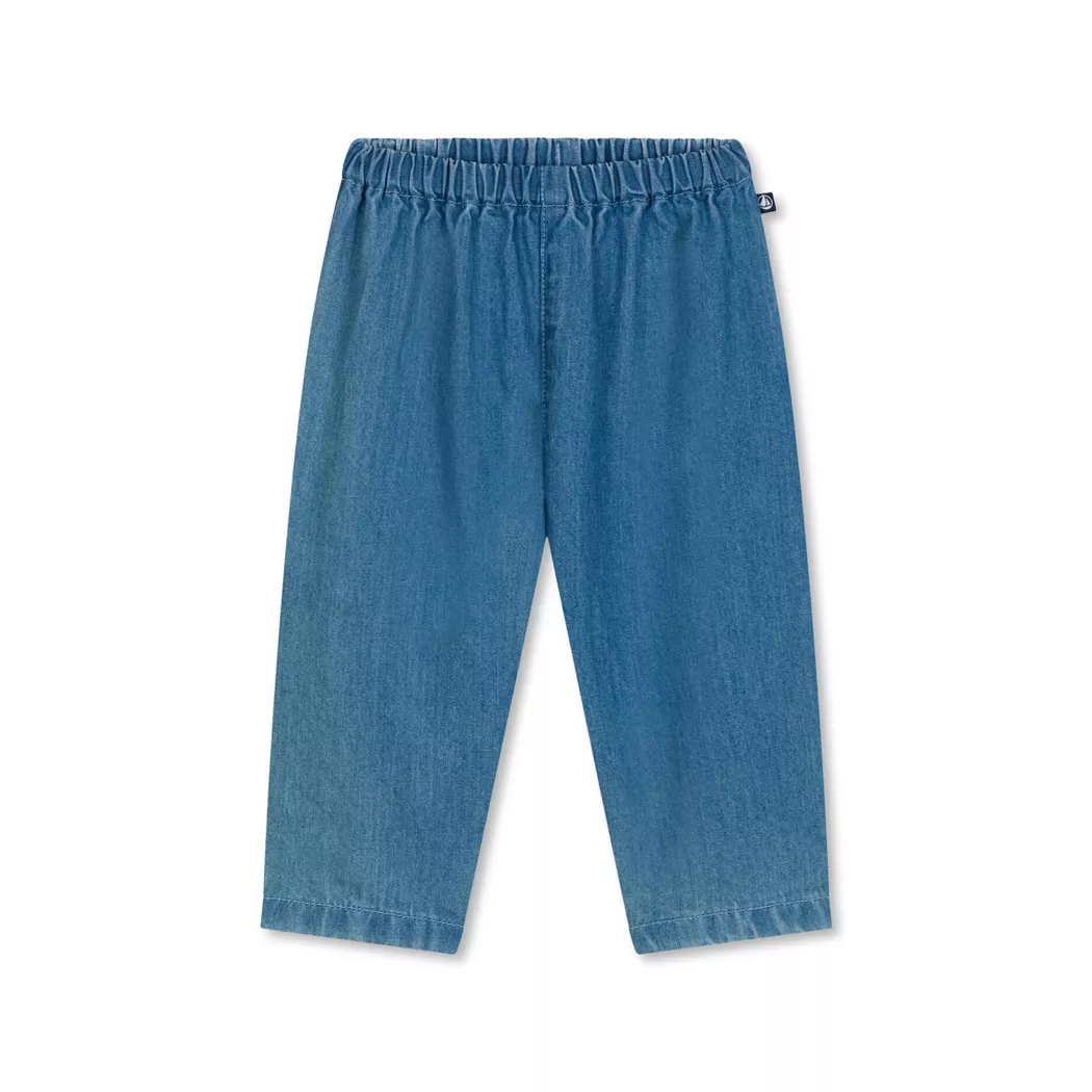 Petit Bateau - Hose, 18M, Blau Denim
