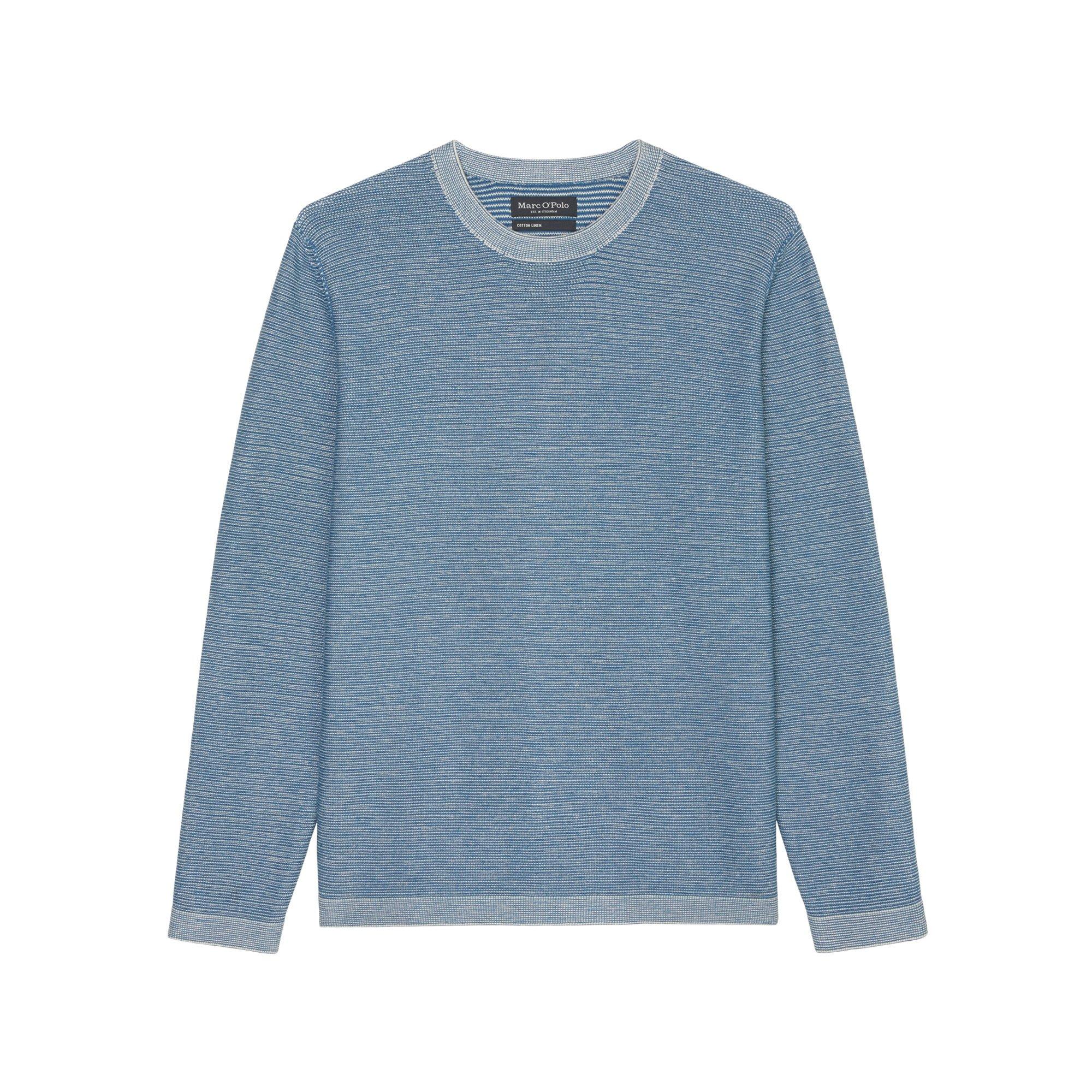 Marc O'Polo Crewneck, cotton linen Pullover 