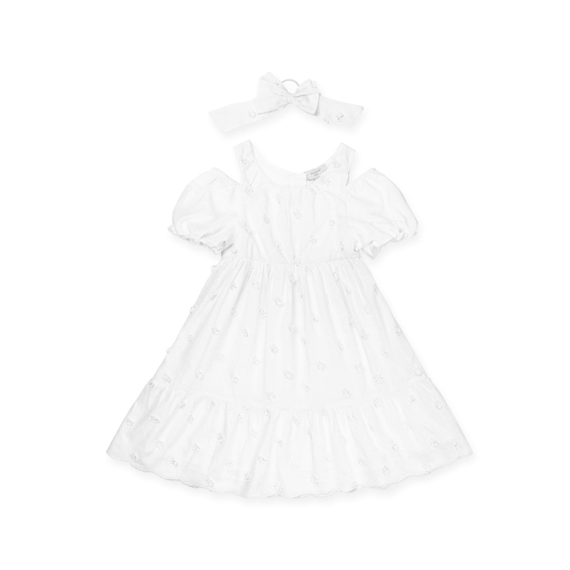 Image of Festliches Kleid Mädchen Weiss 110