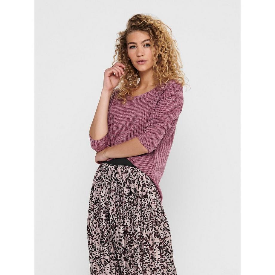 ONLY Top Maglia Girocollo Maniche Lunghe  