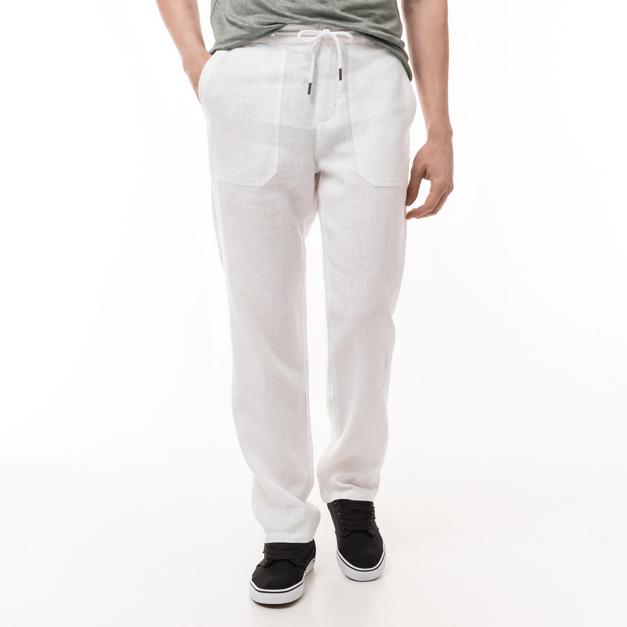 Image of Chinohose, Regular Fit Herren Weiss S