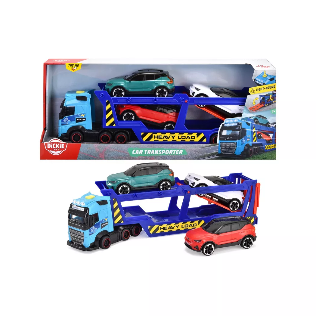 Dickie - Volvo Auto-Transporter, Multicolor