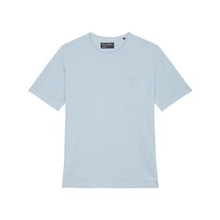 Marc O'Polo T-shirt, neckhole binding with two needle topstitching, chest pocket, logo print T-Shirt 