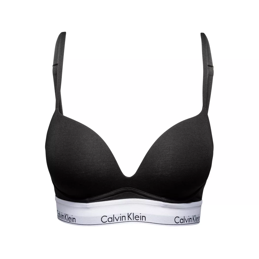 Calvin Klein - Triangle-BH, wattiert, für Damen, Black, Größe 80A