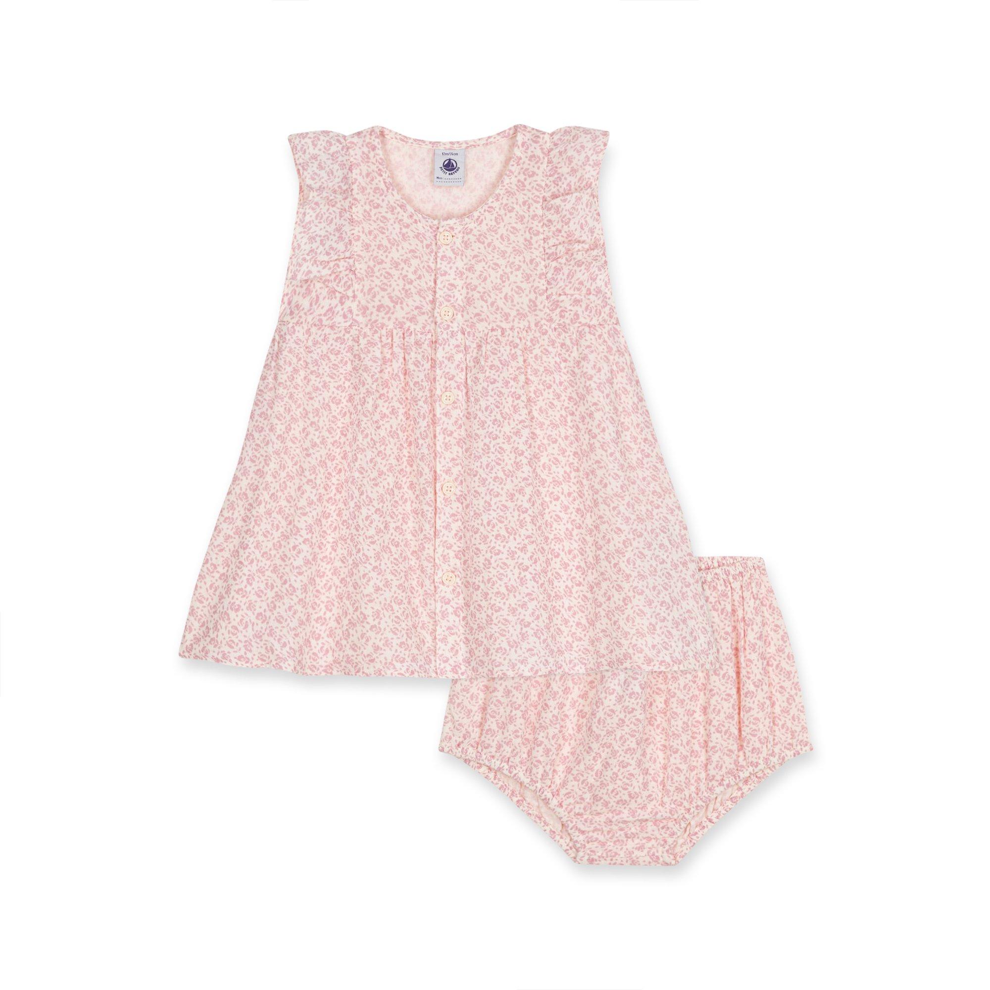 Image of Set: Kleid & Pluderhose Unisex Rosa 18M