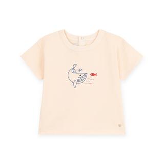 PETIT BATEAU  T-shirt girocollo, maniche corte 