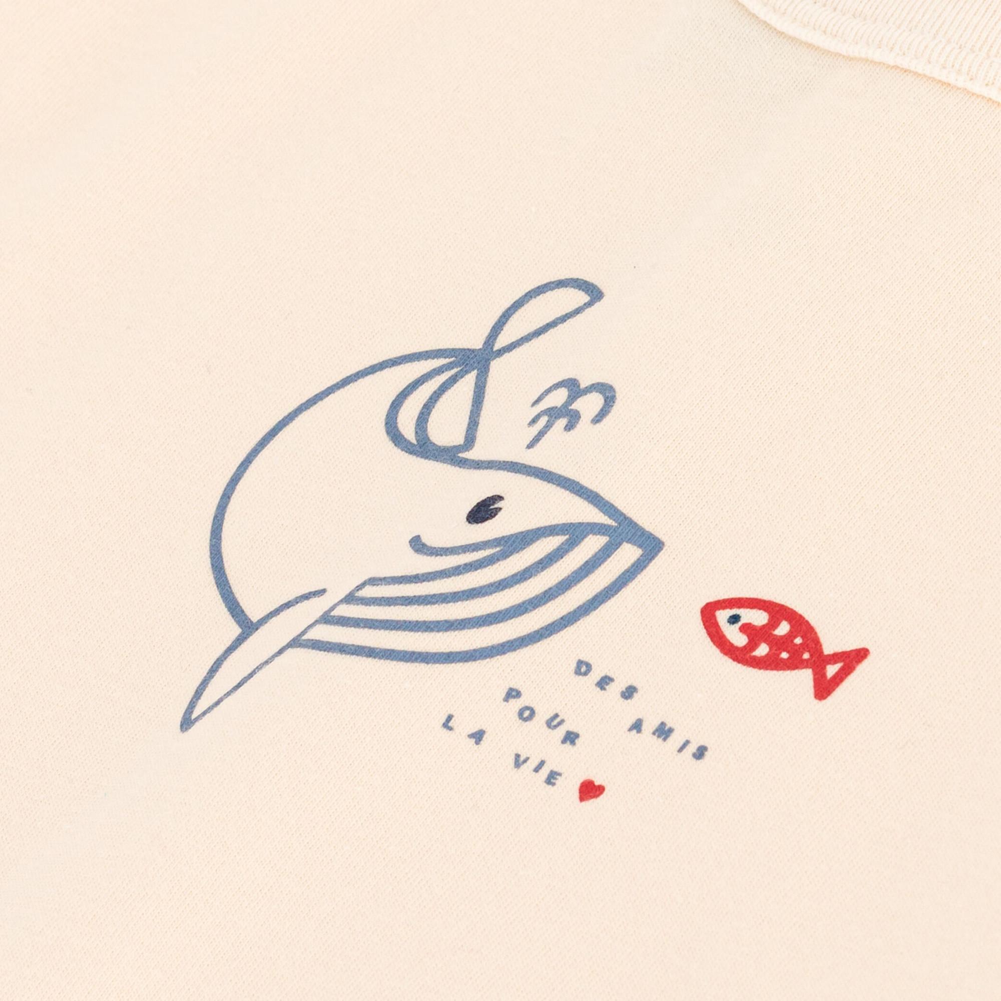 PETIT BATEAU  T-shirt, col rond, manches courtes 