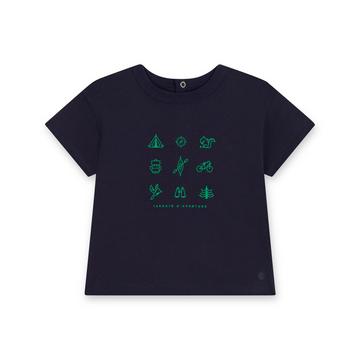 T-Shirt, Rundhals, kurzarm