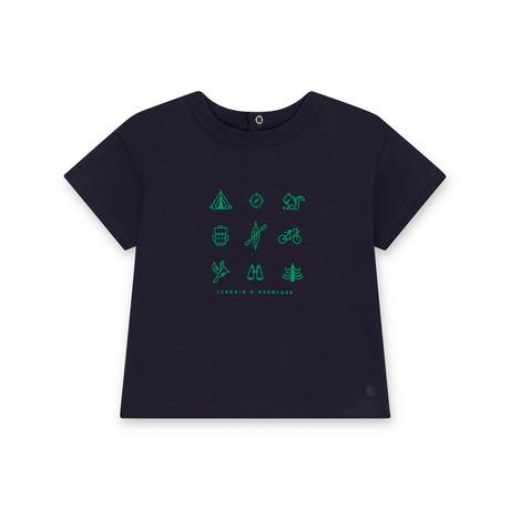 PETIT BATEAU  T-Shirt, Rundhals, kurzarm 
