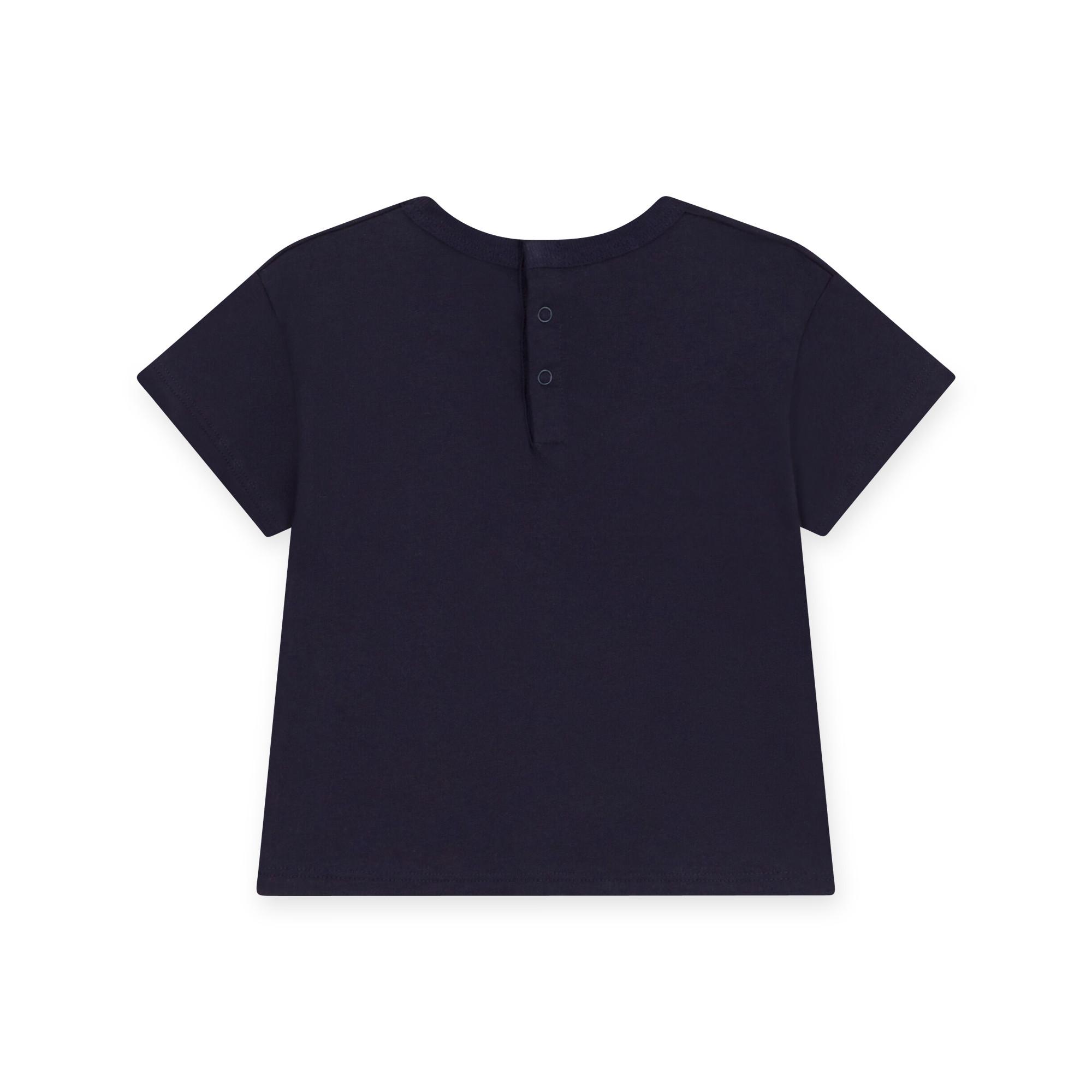 PETIT BATEAU  T-shirt, col rond, manches courtes 