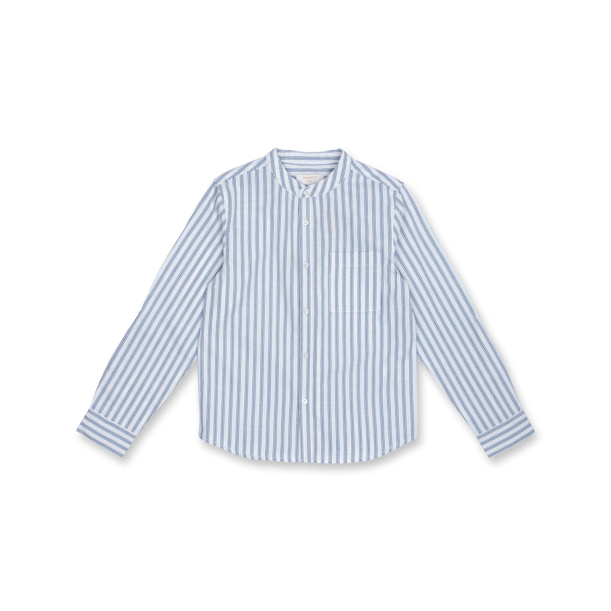 Image of Hemd, Langarm Jungen Blau 128