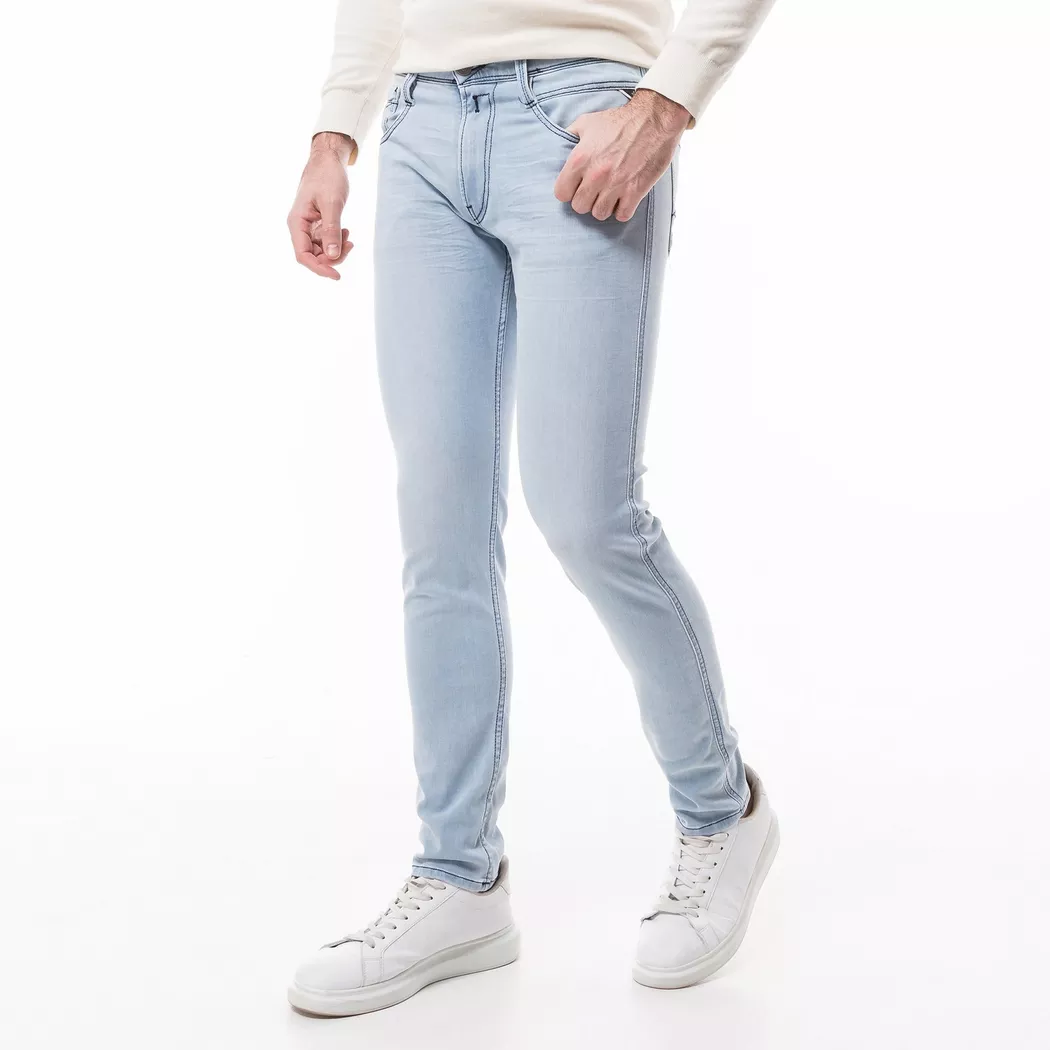 Replay - Jeans, Slim Fit, für Herren, Hellblau, Größe W38/L32