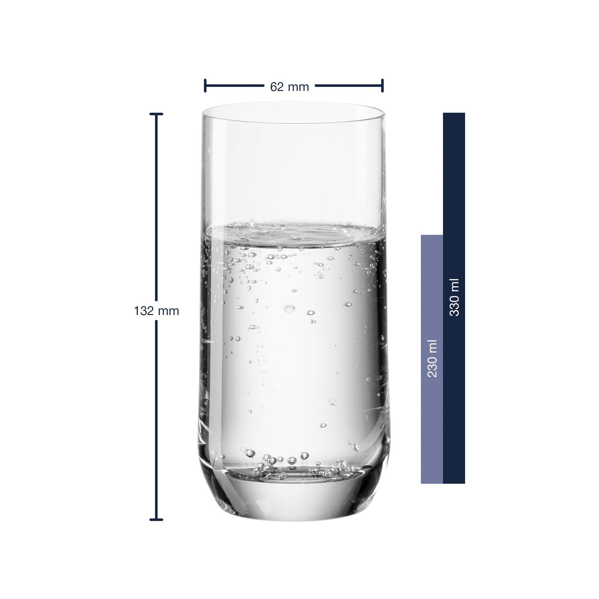 LEONARDO Bicchiere da long drink 6 pezzi Daily 