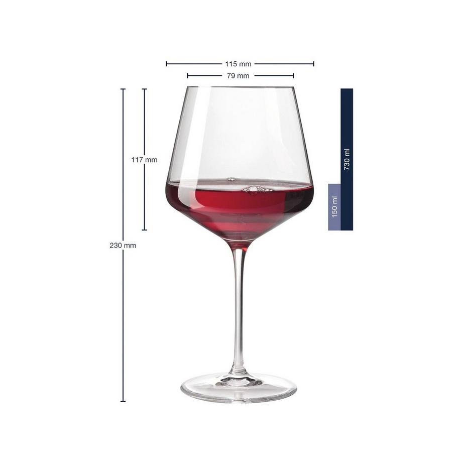 LEONARDO Burgunderglas, 6 Stück Puccini 