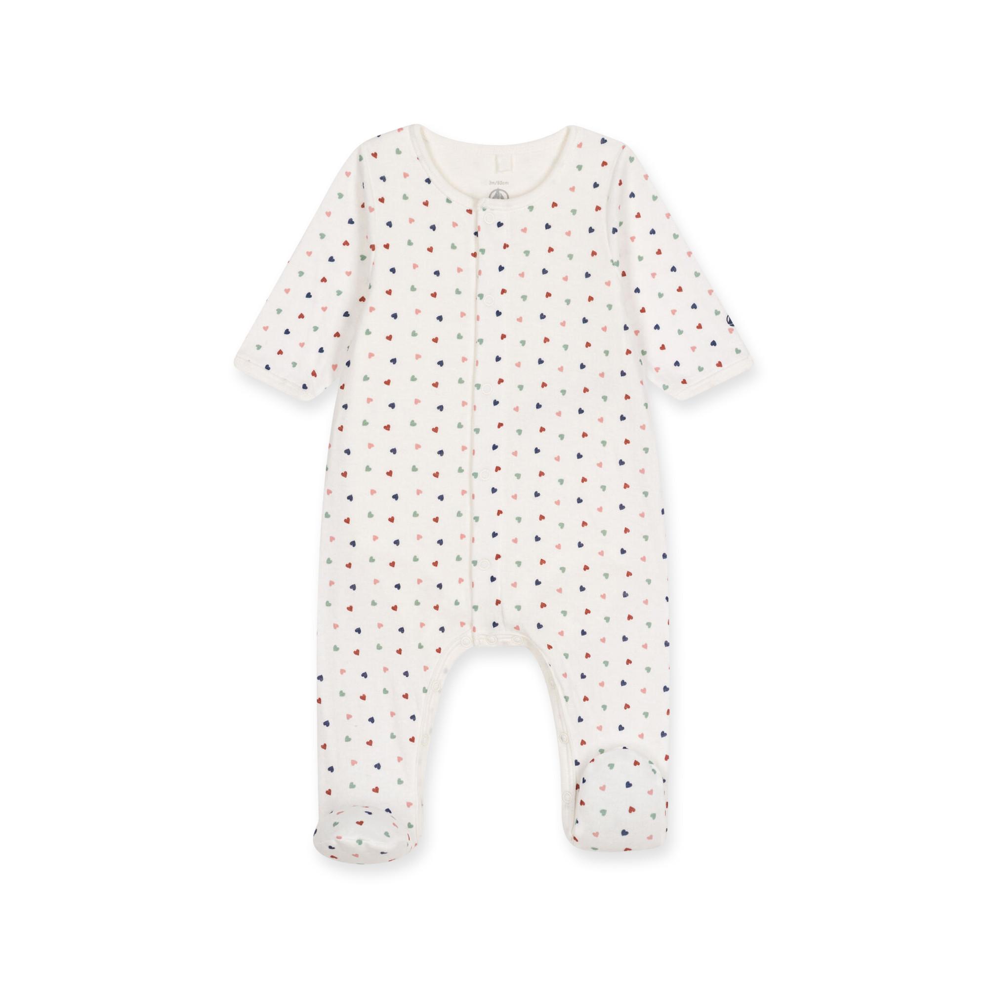 Image of Babydoll Unisex Weiss Bedruckt 3 mesi