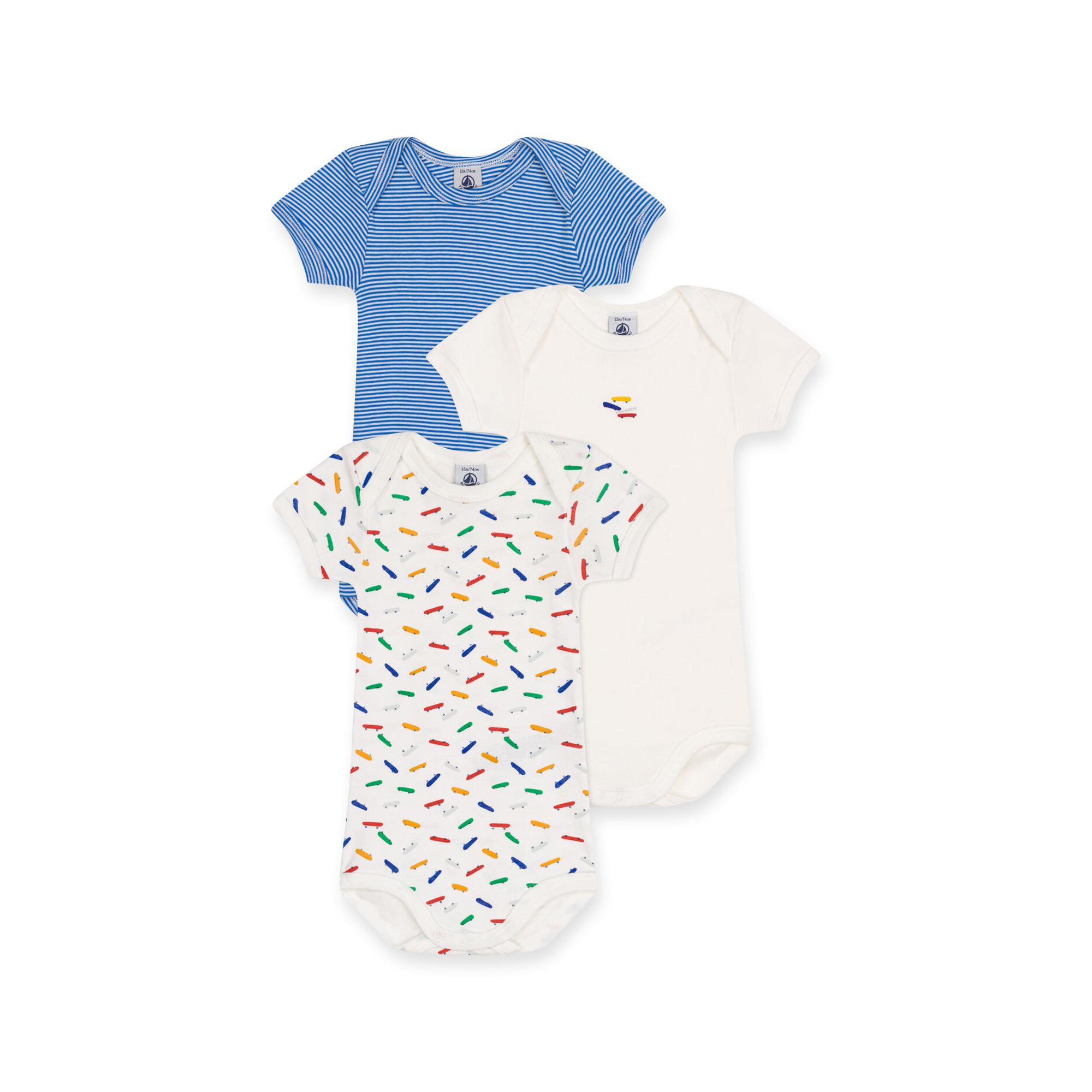 Image of Triopack, Bodys, Kurzarm Unisex Multicolor 12 mese