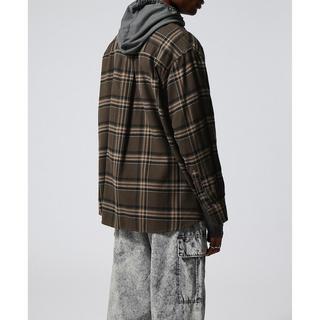 WEEKDAY Oversized Checked Shirt Camicia a maniche lunghe 
