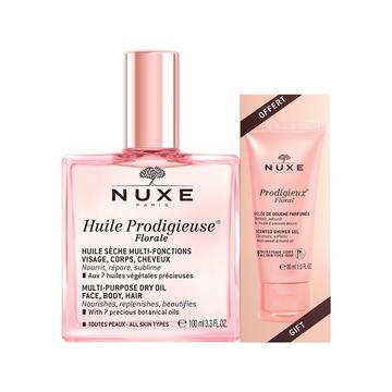 Huile Prodigieuse Florale + Prodigieux Floral Gel Doccia