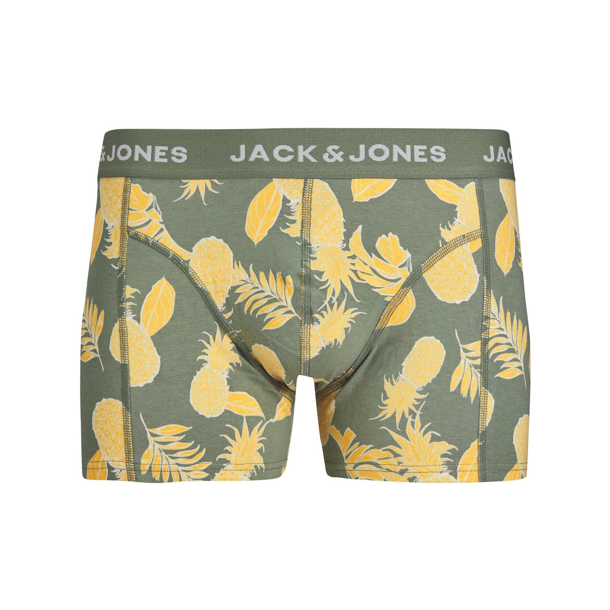 JACK & JONES JACDAN TRUNKS 3 P Culotte, 3-pack 