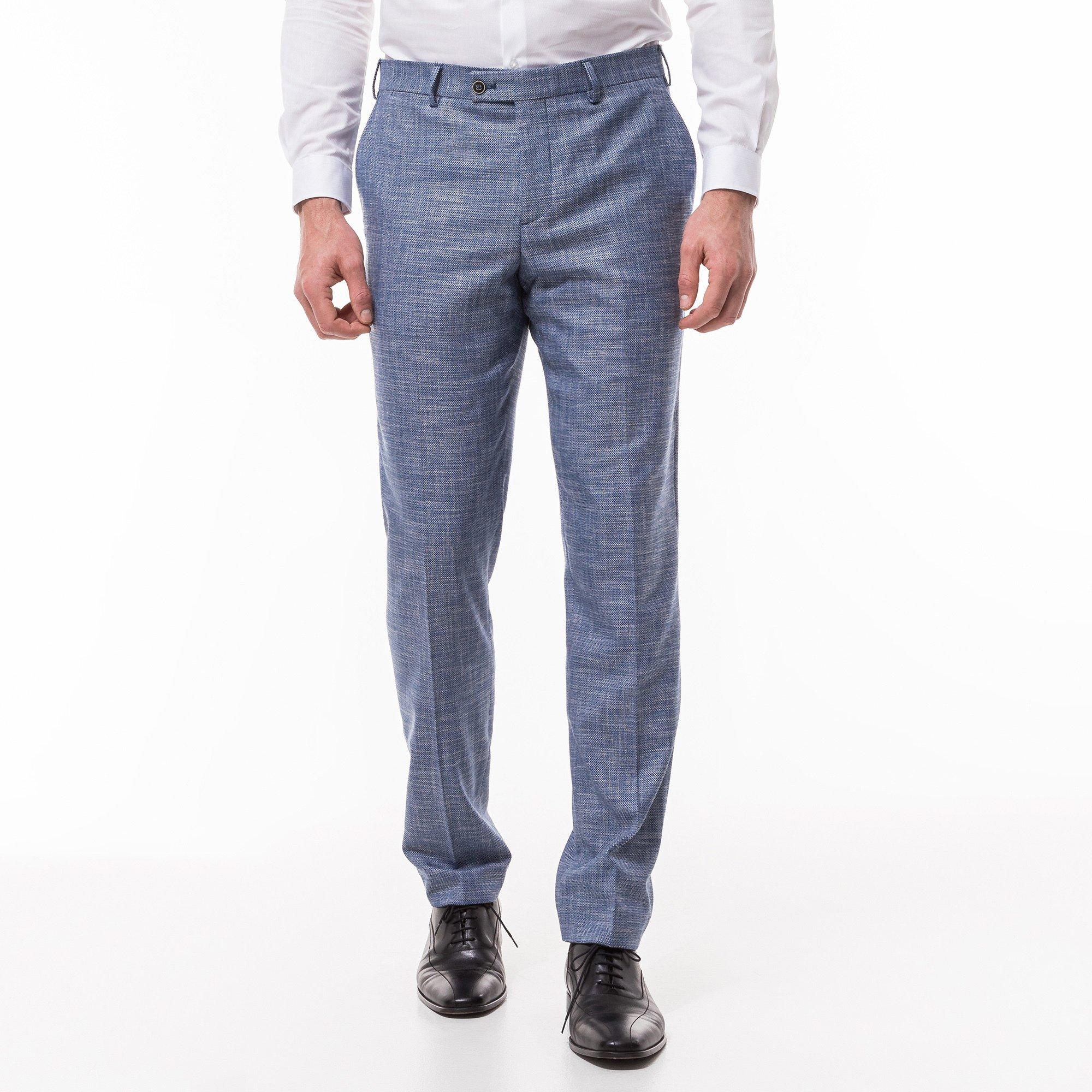 Image of Anzughose, Modern Fit Herren Hellblau 46