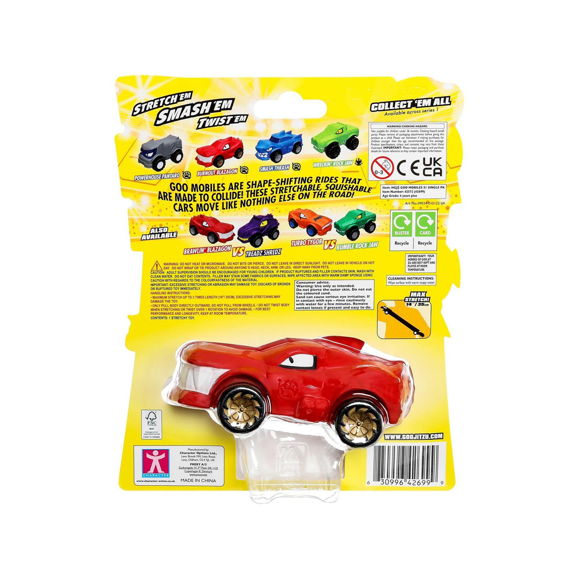 Goo Jit Zu  Burnout Blazagon Toy Vehicle, assortiment aléatoire 