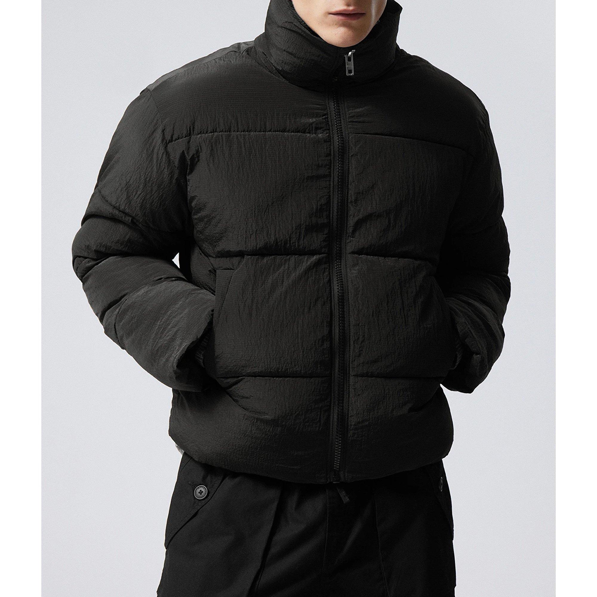 Image of Daunenjacke Mit Kapuze Herren Black S