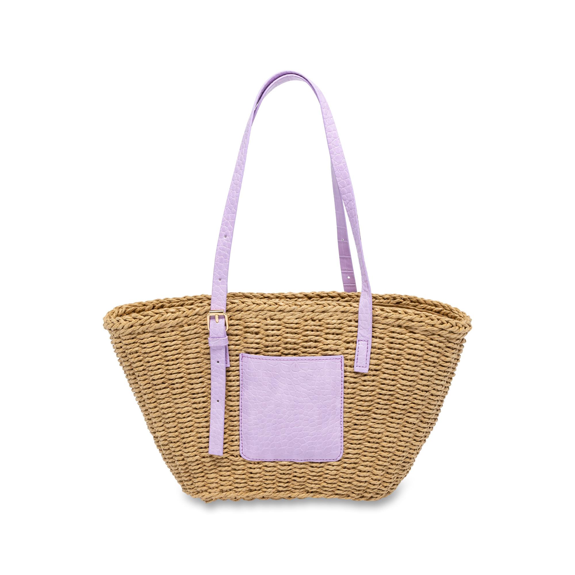 Image of Strandtasche Damen Lila ONE SIZE