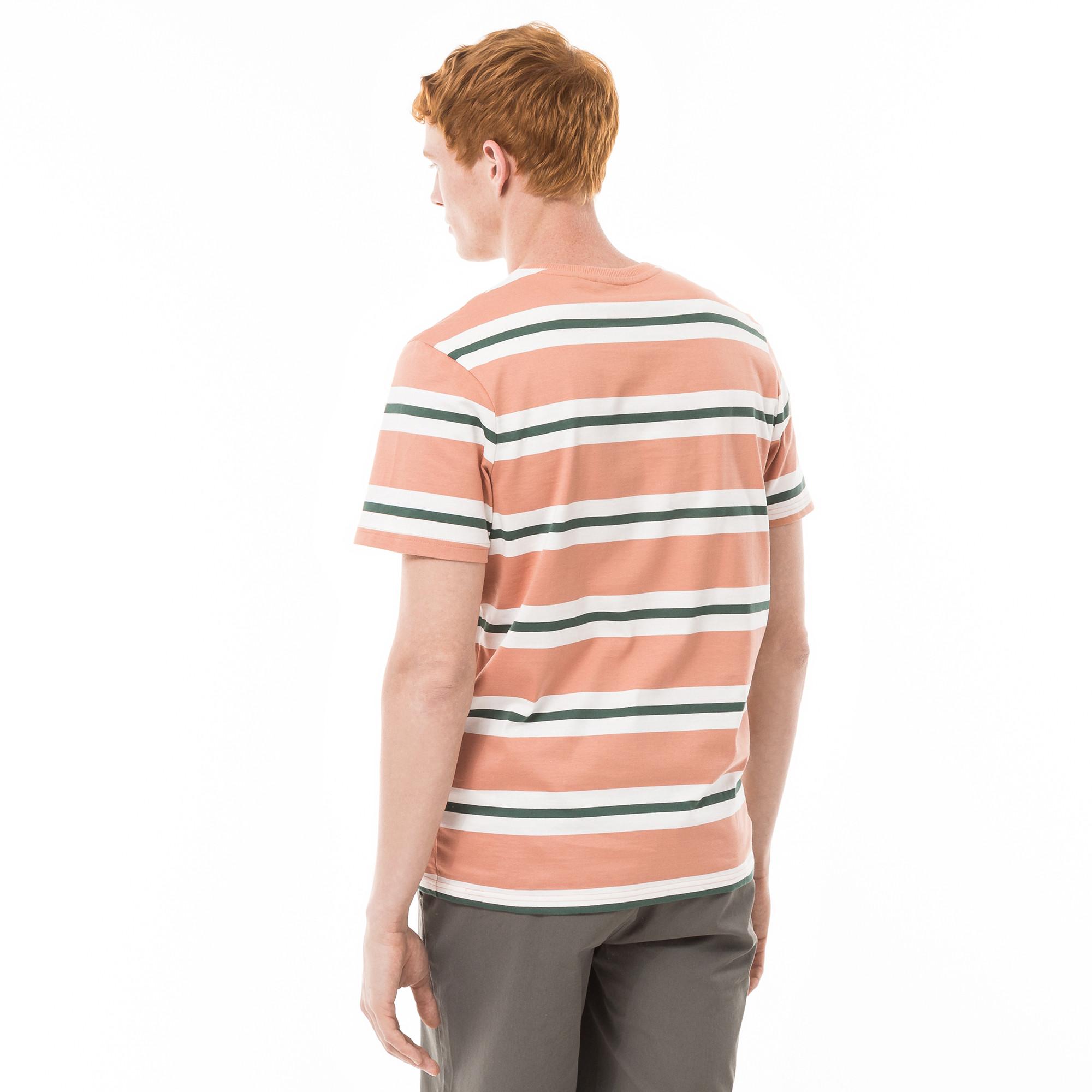 Manor Man T-shirt a righe girocollo maniche corte  