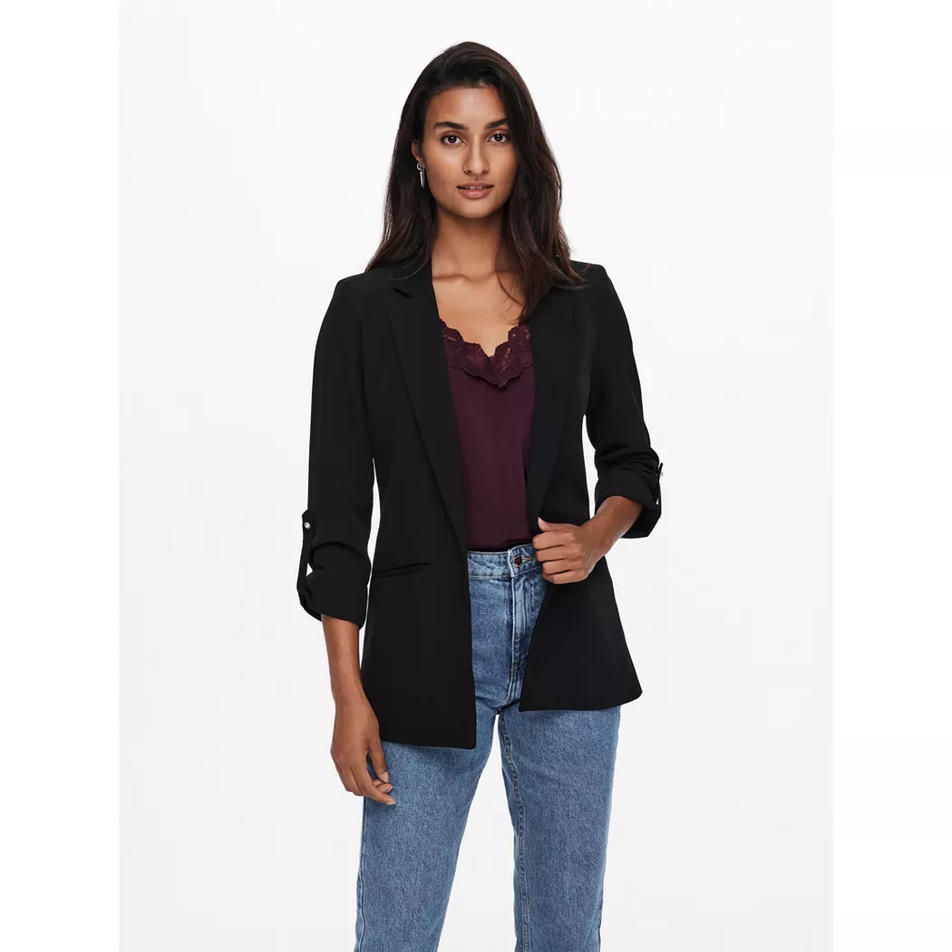 Only - Blazer, für Damen, Black, Größe 38