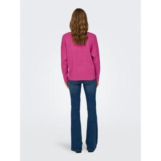 ONLY V-Ausschnitt Langarm Relaxed Fit Pullover  