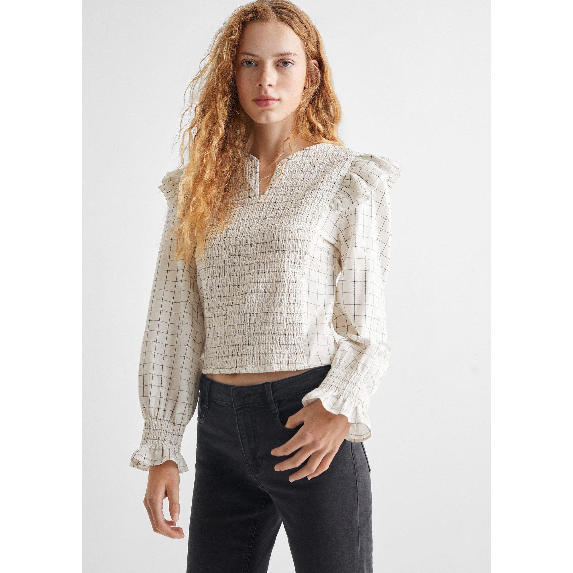 Image of Bluse Mädchen Kühles Braun L