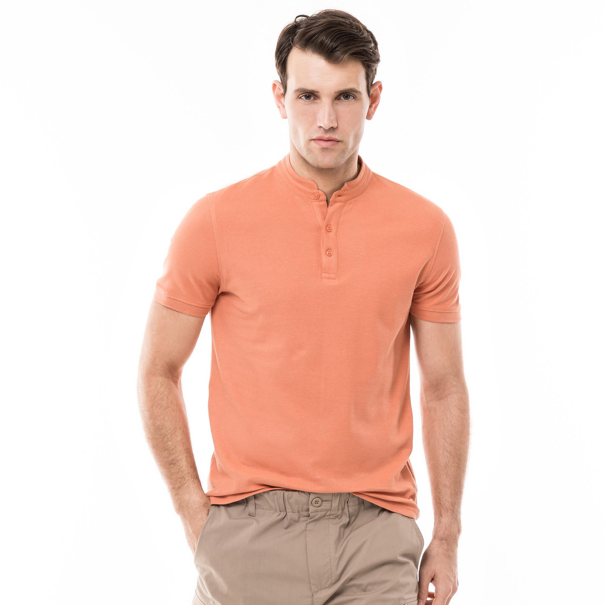 Image of Poloshirt, Kurzarm Herren Melone L