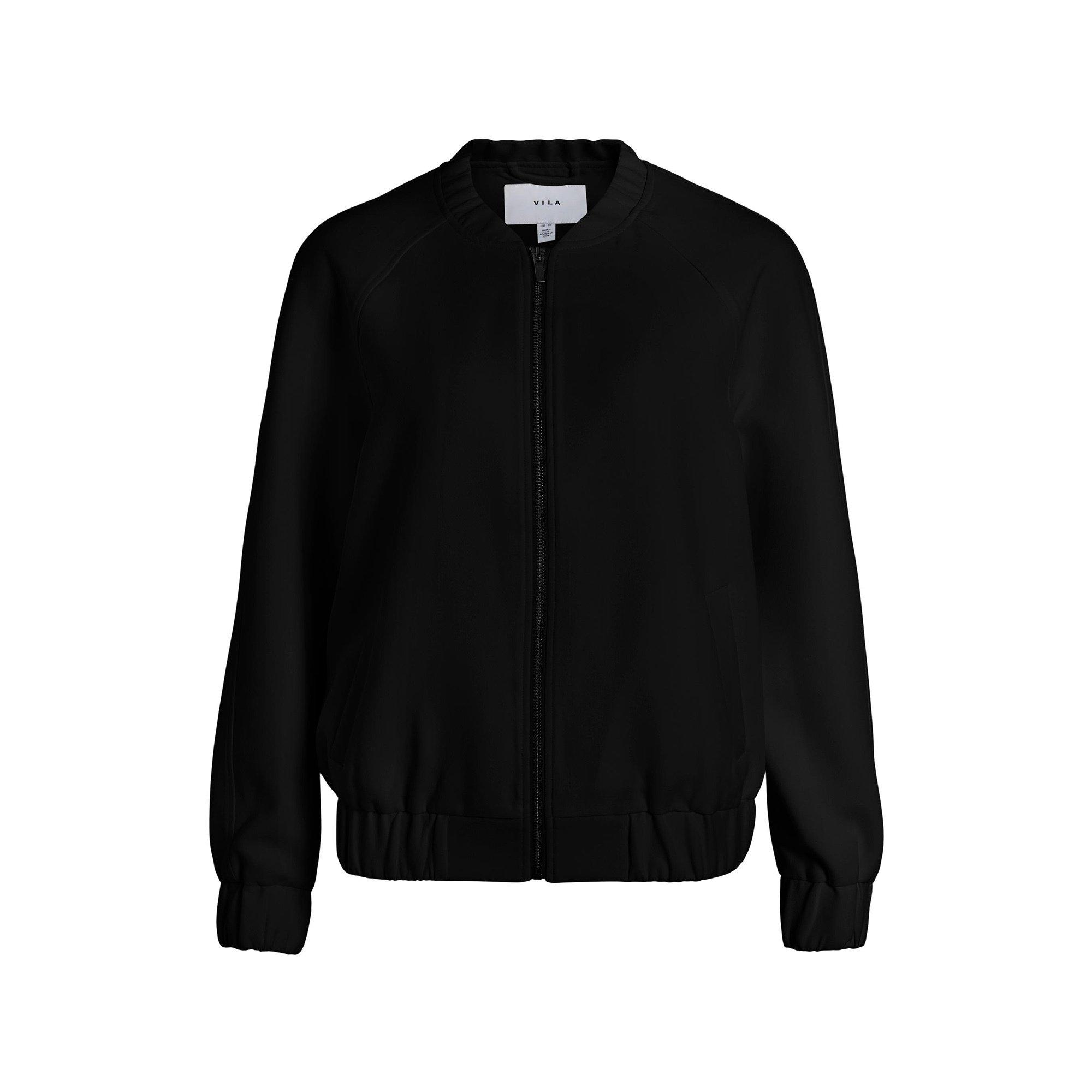 Image of Bomberjacke Mit Knöpfen Damen Black 36