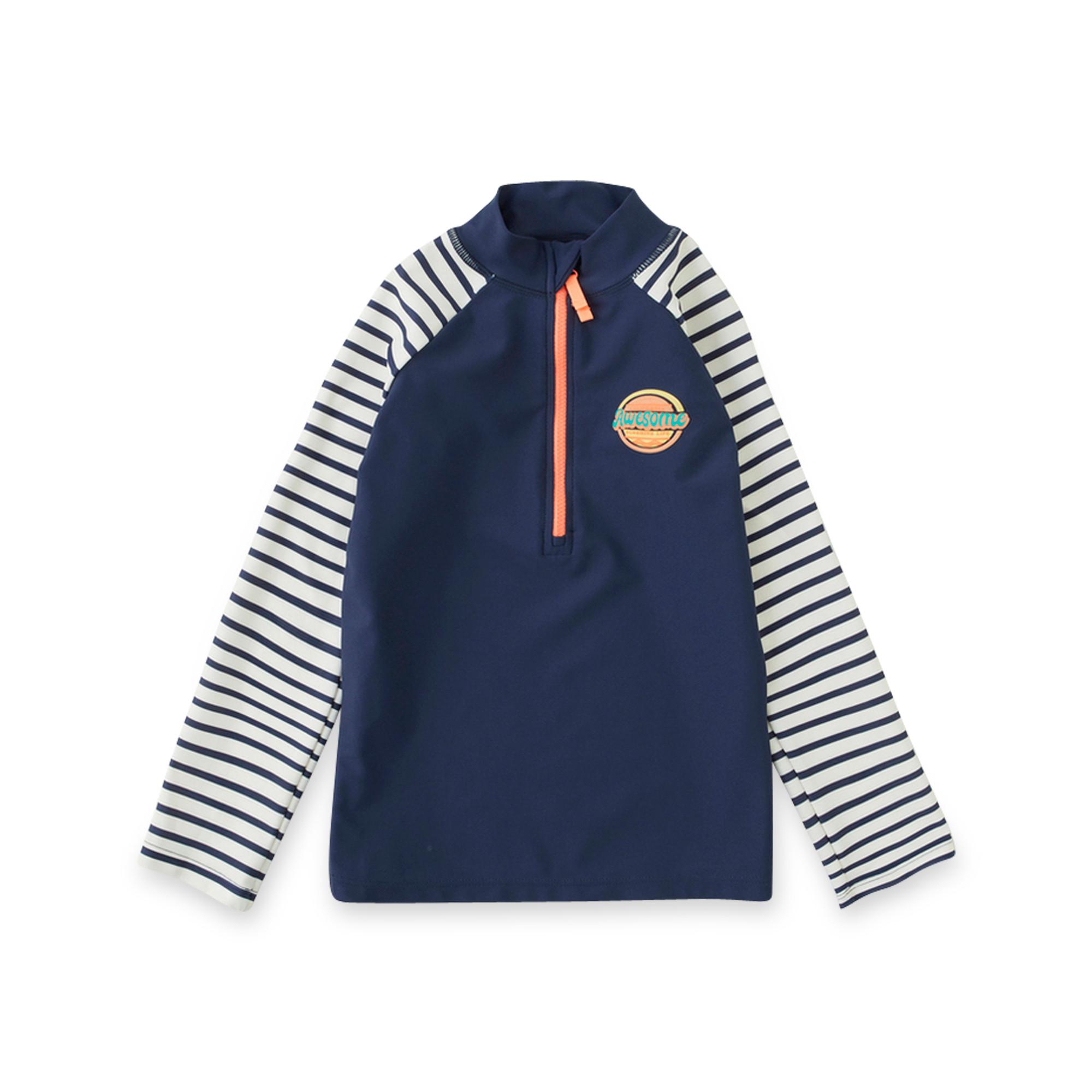 Image of Badeshirt Mit Uv-schutz, Langarm Unisex Indigo 8A