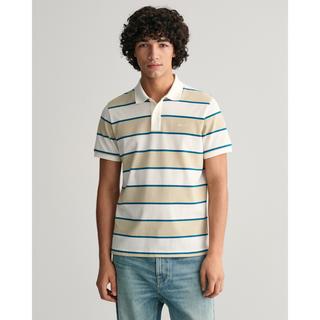 GANT Gestreiftes Kurzarm Poloshirt  