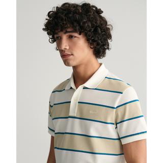 GANT Gestreiftes Kurzarm Poloshirt  
