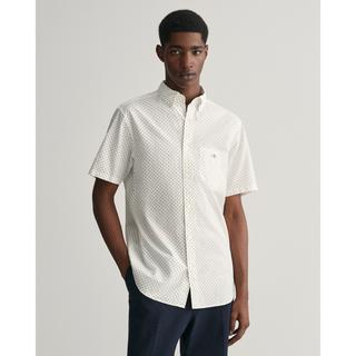 GANT Kurzarm Regular Fit Hemd mit Mikro-Muster  