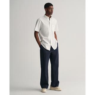 GANT Kurzarm Regular Fit Hemd mit Mikro-Muster  
