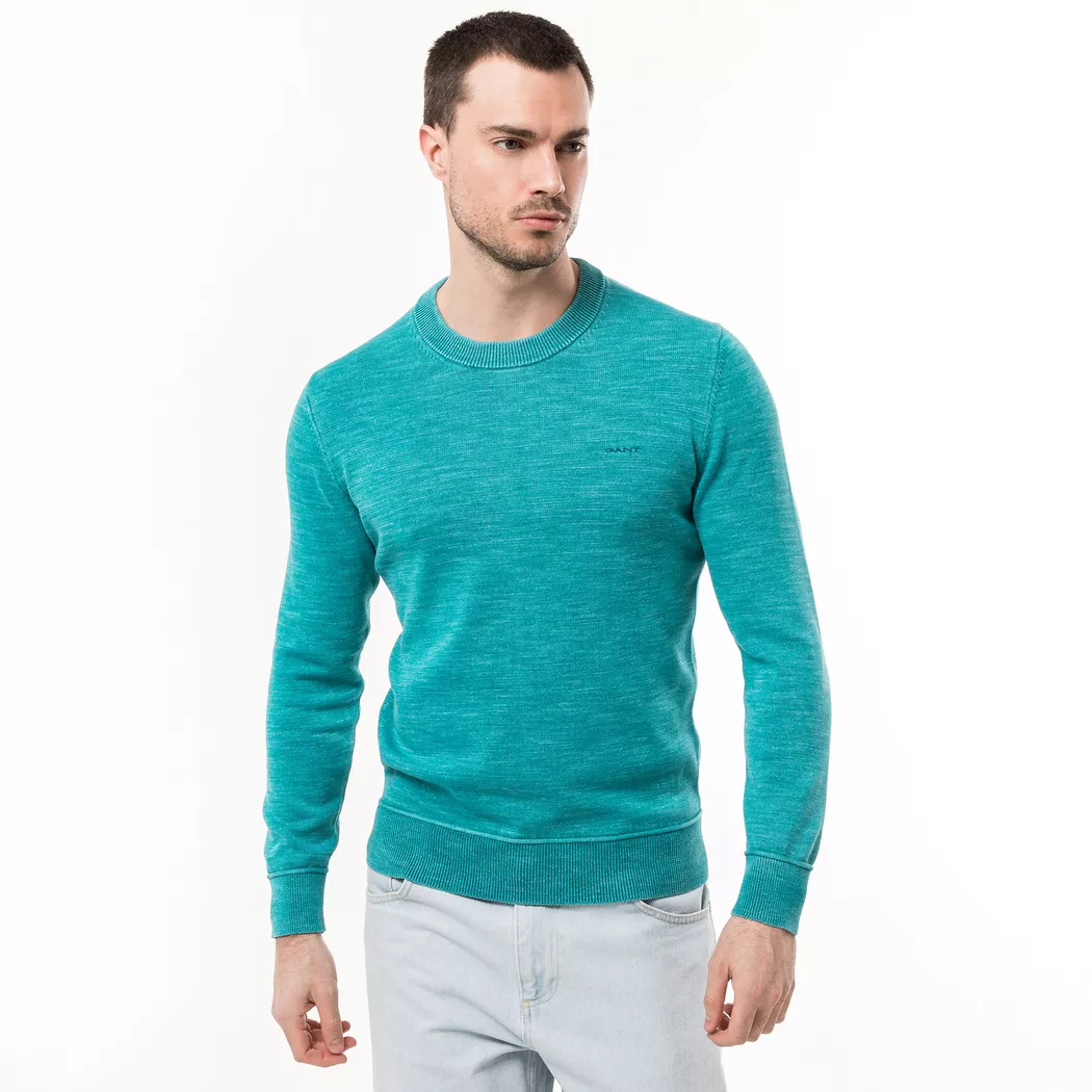 Gant - Pullover, für Herren, Türkisblau, Größe L