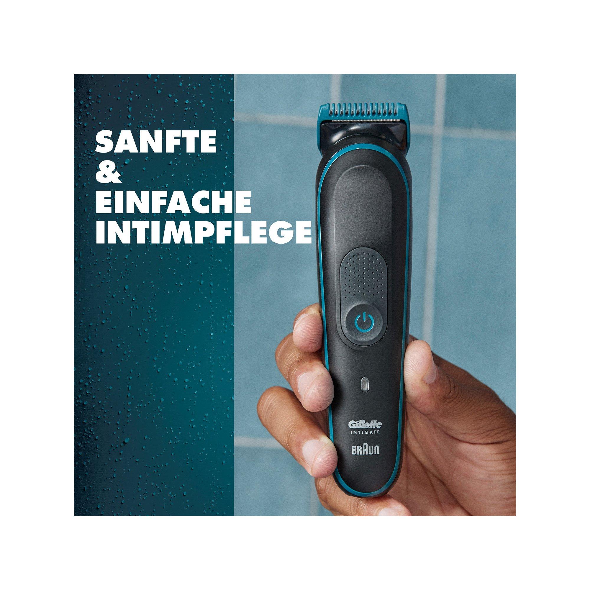 Gillette Intimate Trimmer i5 für den Intimbereich für Männer, wasserdicht  