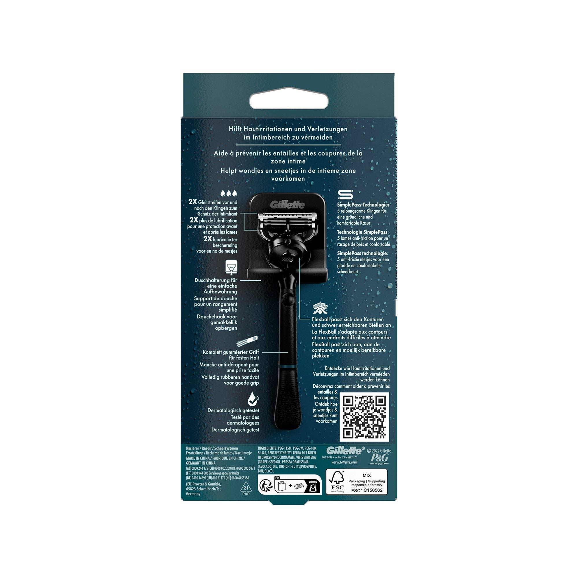 Gillette  Intimate Rasoir humide hommes 