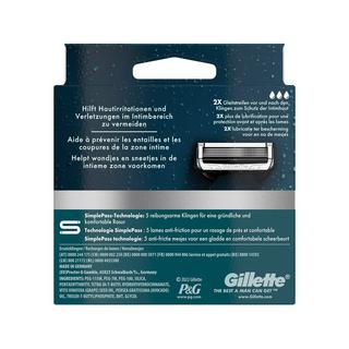Gillette  Intimate Rasierer-Klingen, 6 Ersatzklingen 