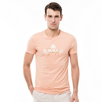 T-shirt, col rond, manches courtes