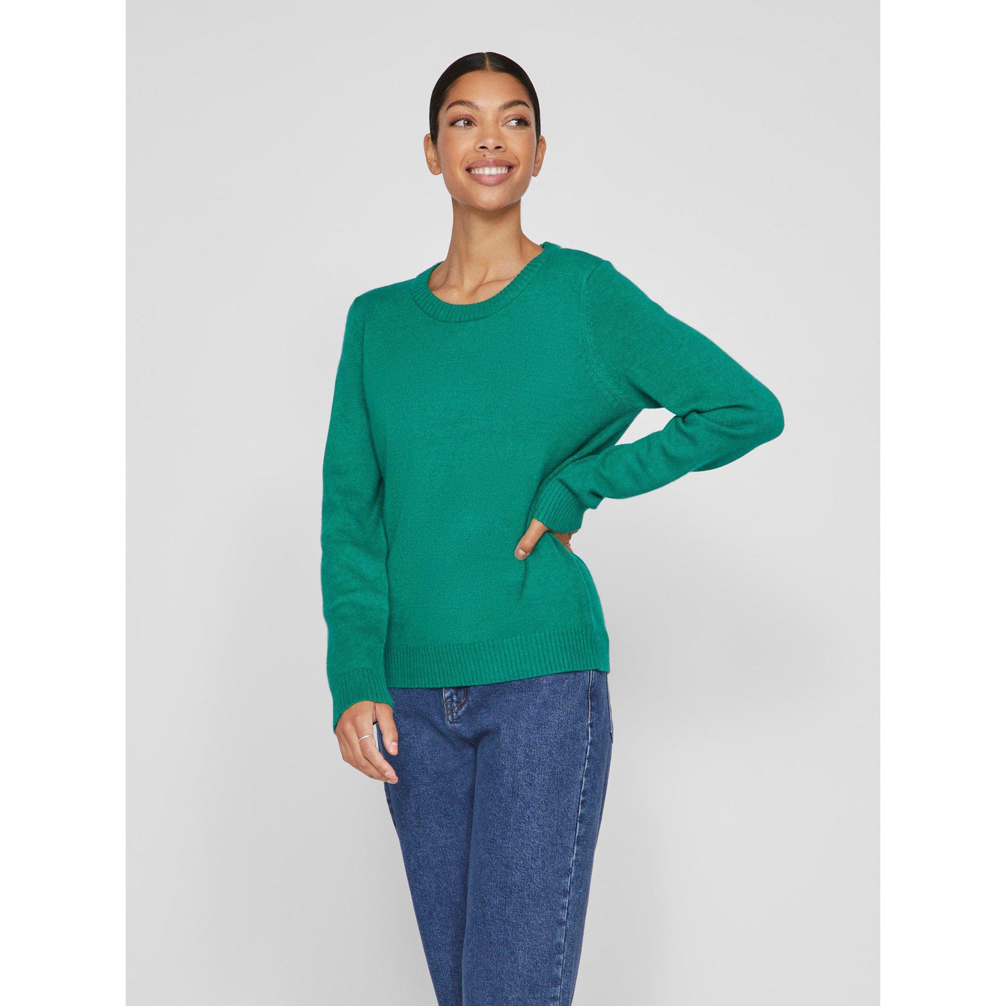 Image of Pullover, Comfort Fit, Langarm Damen Grün L