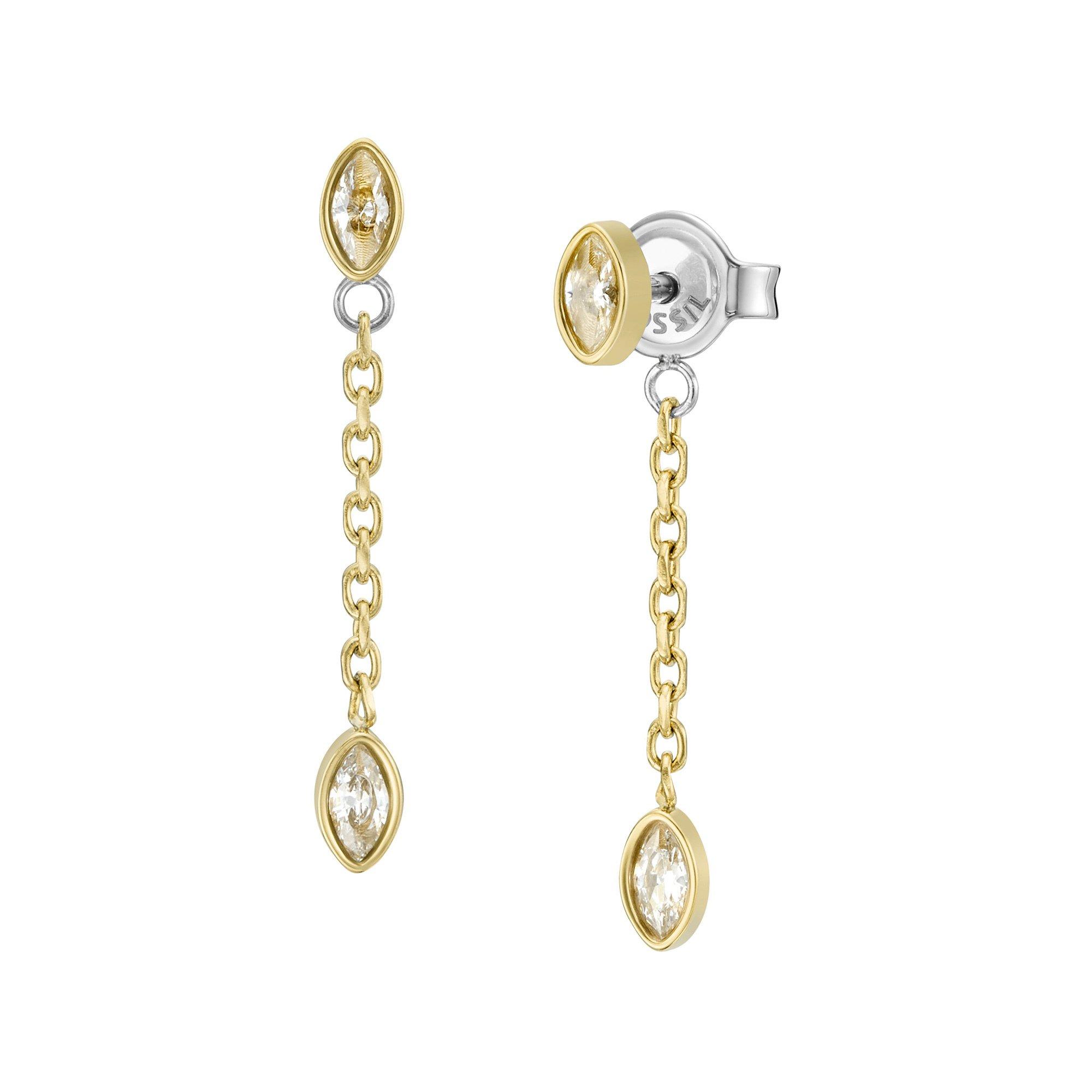 Image of Ohrringe Damen Gold 75mm