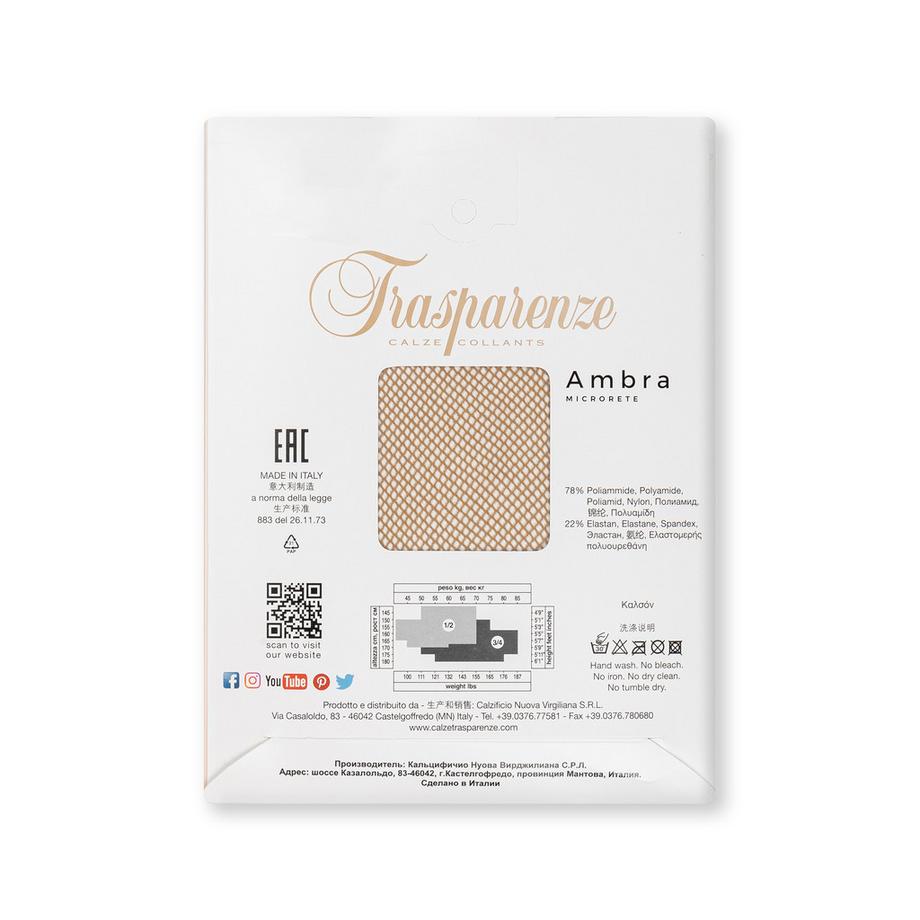 Trasparenze Collant résille Ambra Microrete  