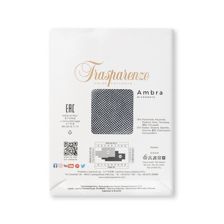 Trasparenze Collant résille Ambra Microrete  