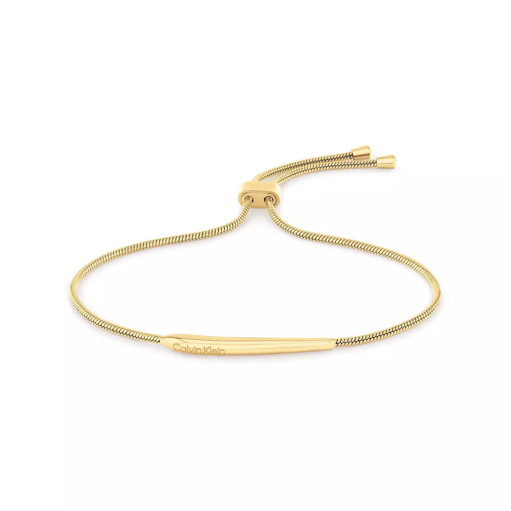 Calvin Klein Bracelet Elongated Drops Gold One Size Femme