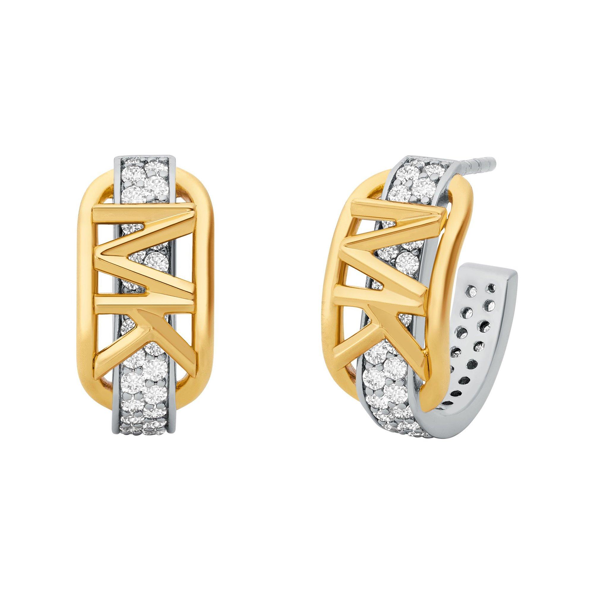 Image of Creolen Damen Zweifarbig 17mm