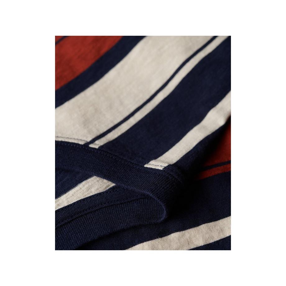Superdry Relaxed Fit Stripe T-Shirt Manches Courtes  
